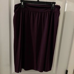 Super cute purple skirt!